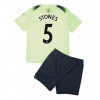Manchester City John Stones #5 Tredjedraktsett Barn 2022-23 Kortermet (+ korte bukser)